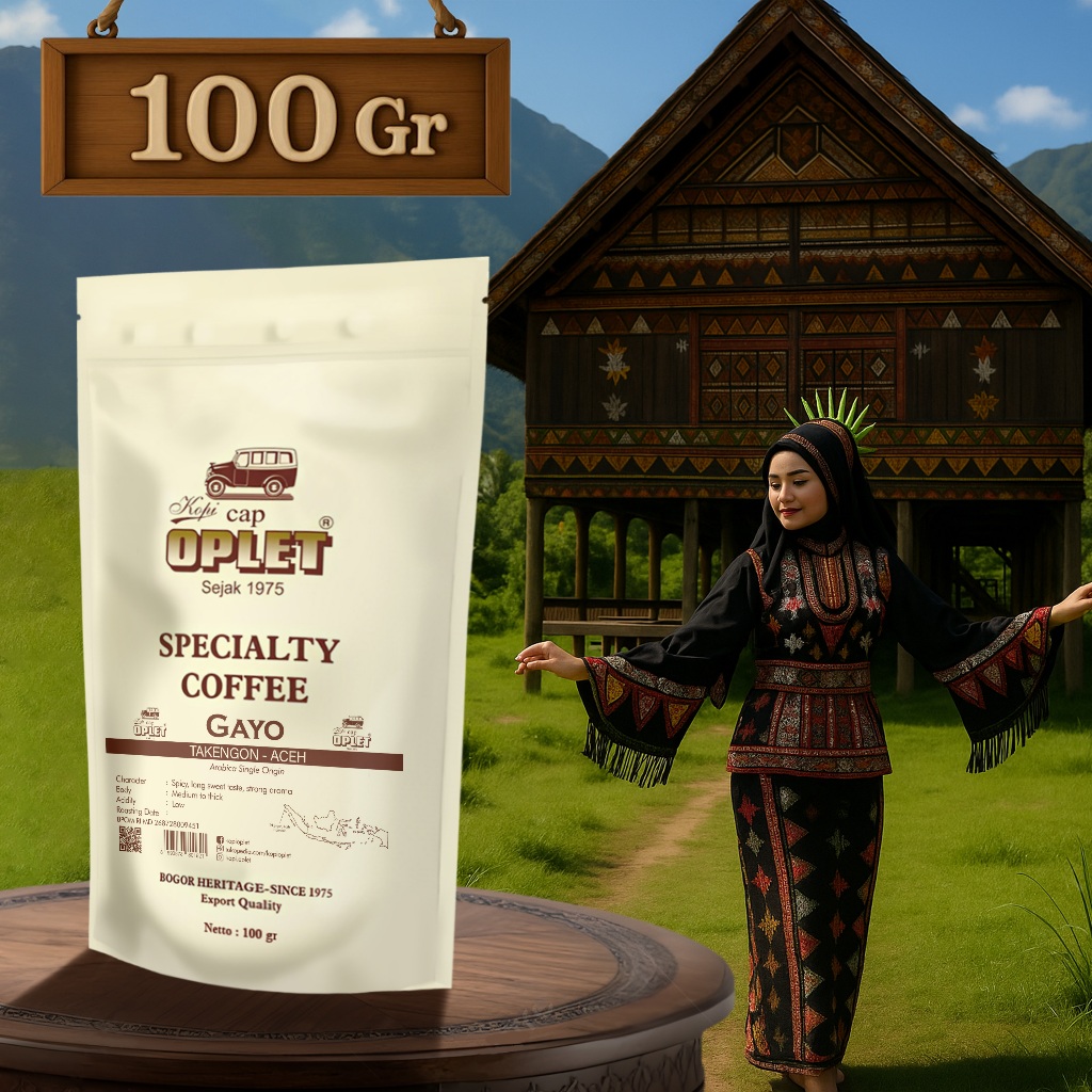 

KOPI OPLET SPECIALTY COFFEE - ACEH GAYO (ARABIKA) - 100 gram