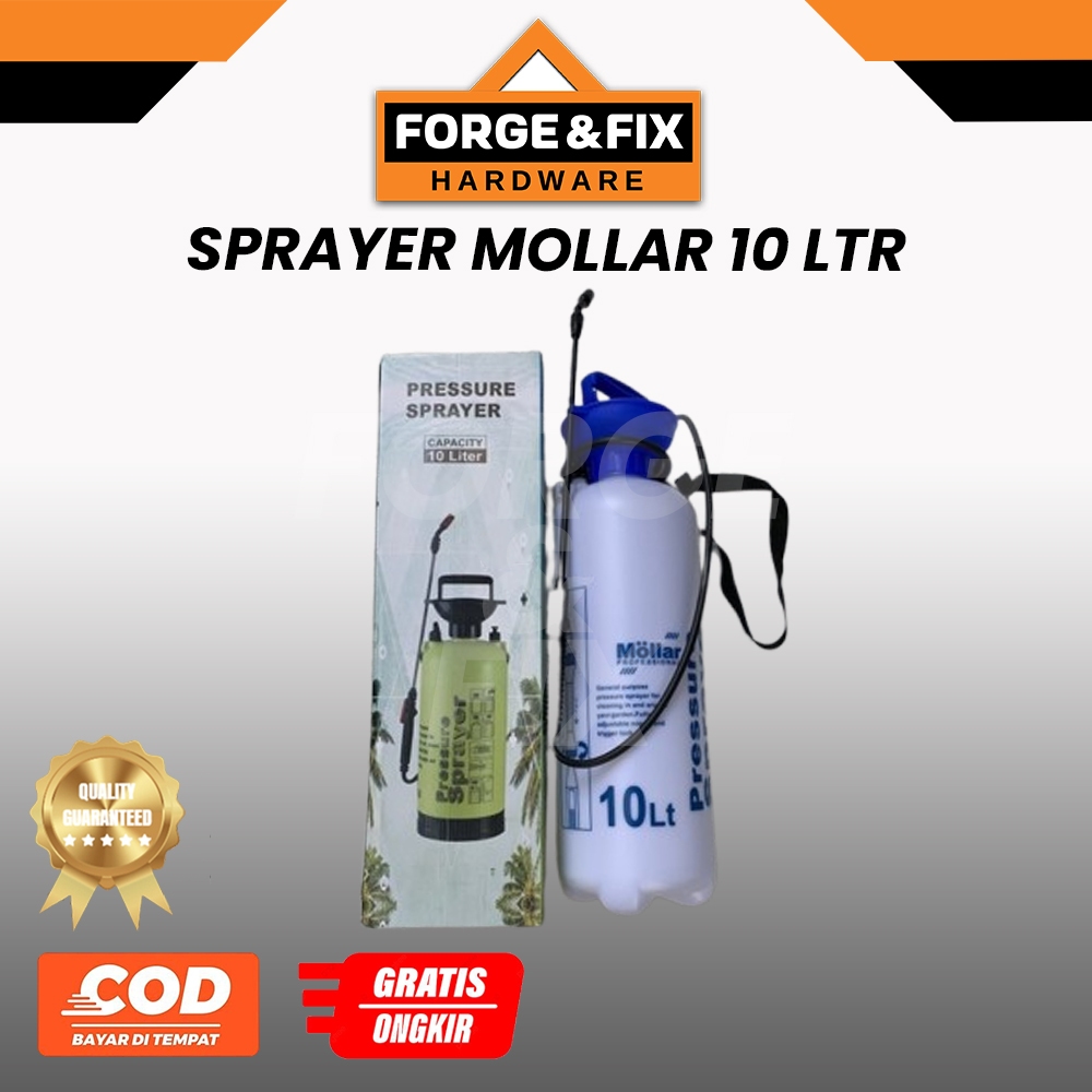 MOLLAR Pressure Sprayer Semprotan Hama Alat Penyemprot Taman 10 Liter