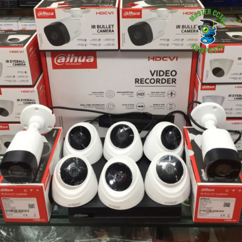 PAKET CCTV 8 CHANNEL 8 CAMERA DAHUA 2MP