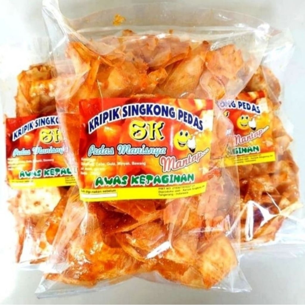 

Keripik Singkong Pedas Manis 250 gr