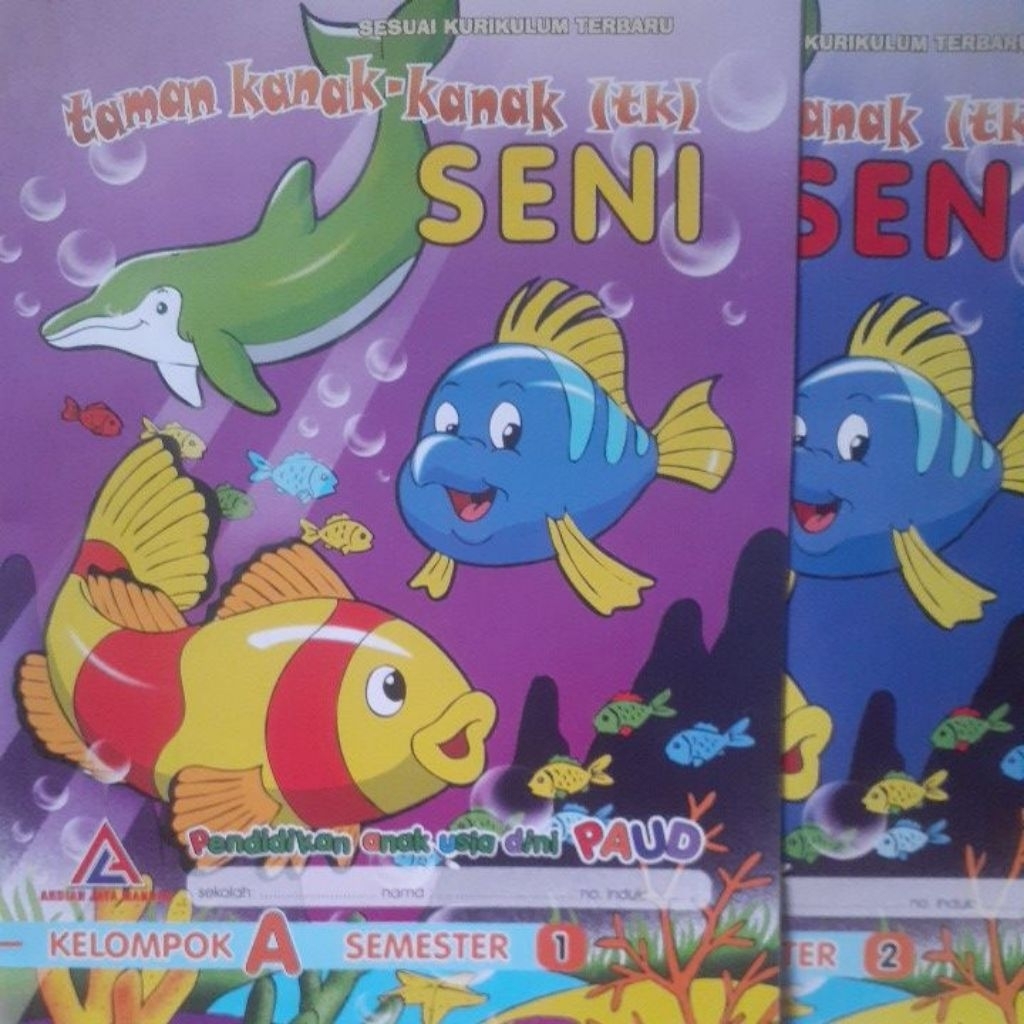 Buku SENI Kelompok A dan B - untuk TK/PAUD