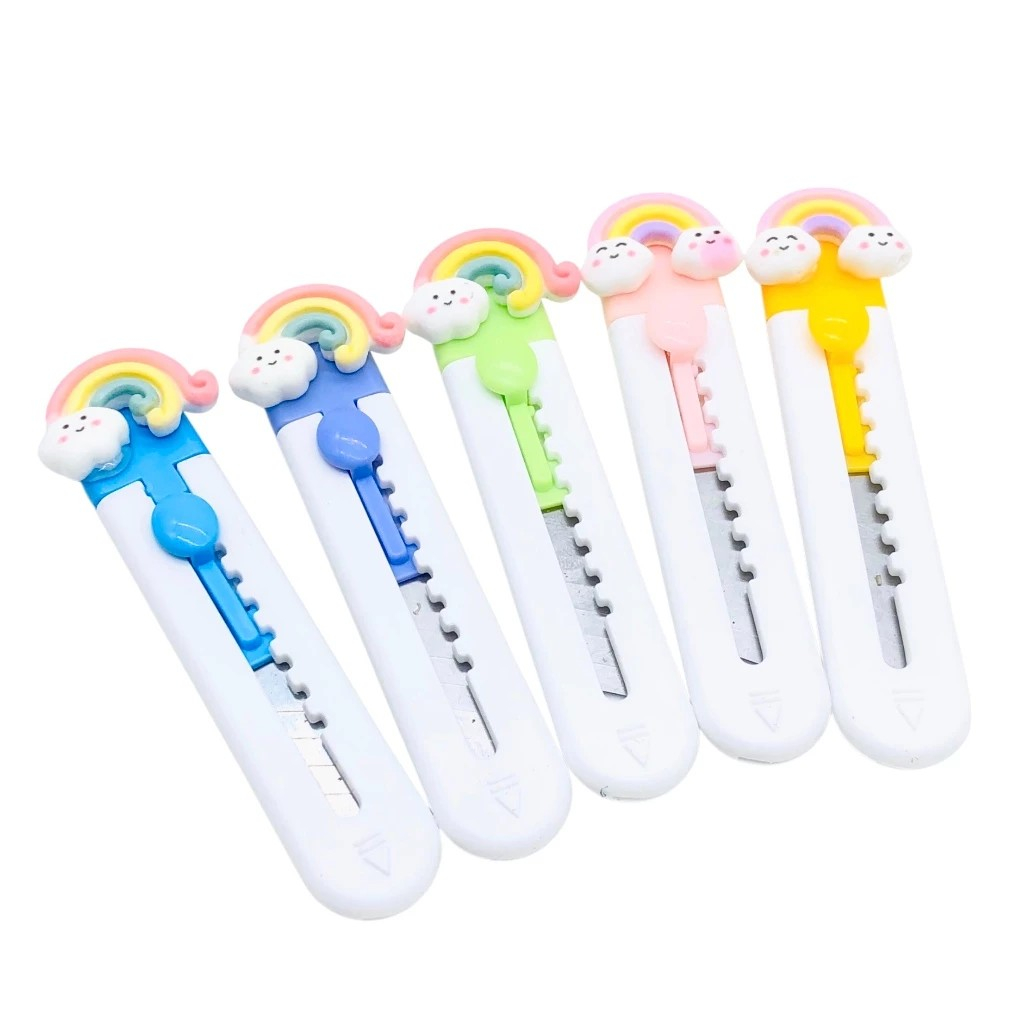 

Cutter Mini Portable RAINBOW / Pisau Kecil / Alat Pemotong Mini