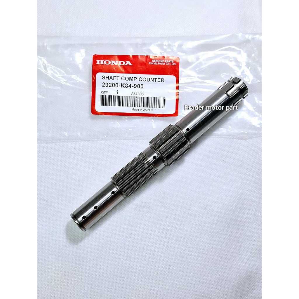 23220-K84-900 AS GEAR COUNTERSHAFT AS GIR DEPAN CRF 150L VERZA 150 CB VERZA (17cm) JAPAN