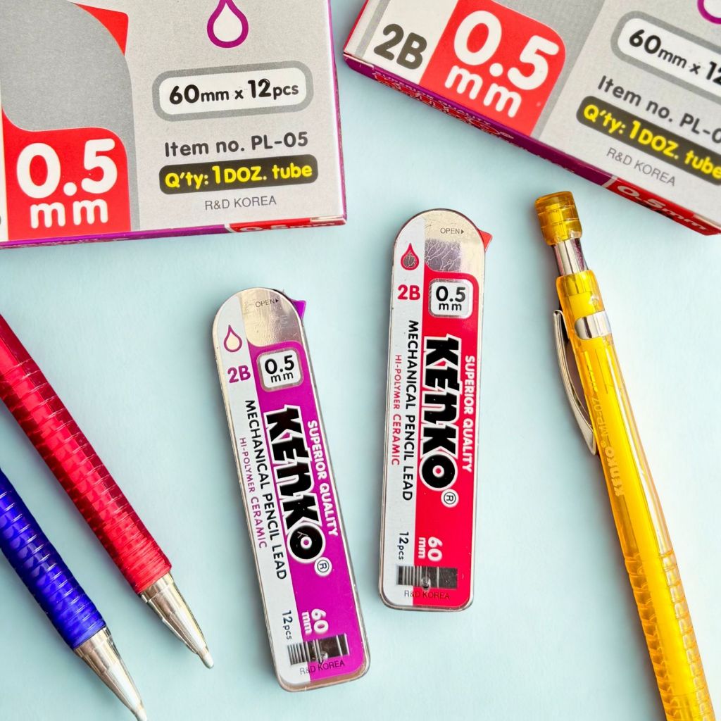

[GRATIS BUBBLEWRAP] ISI PENSIL MEKANIK KENKO 2B 0.5MM | ISI ULANG PENSIL KENKO PL-05 | REFILL ISI PENSIL MEKANIK MECHANIC MURAH