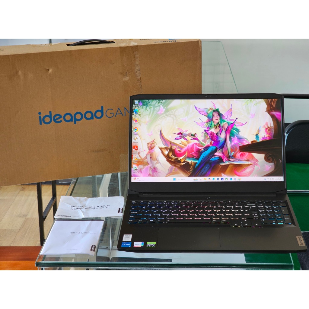 Lenovo ideapad Gaming 3 intel Core i5 Gen 11 Nvidia RTX 3050 165 Hz Gaming dan Rendering