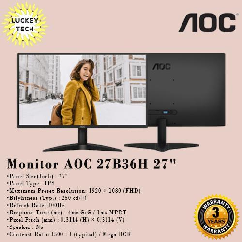 Monitor LED AOC 27B36H 27"