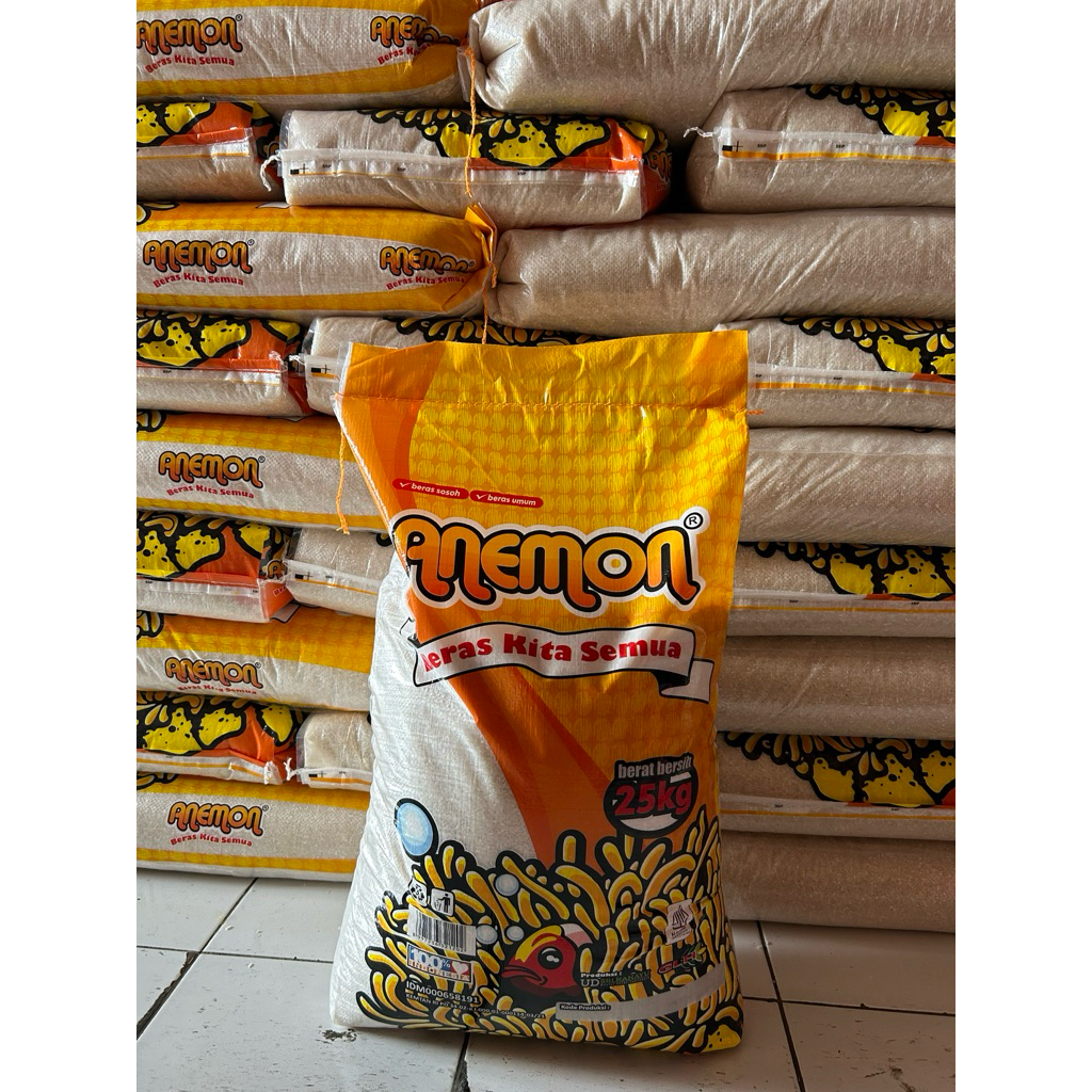 

Beras anemon kemasan 25kg