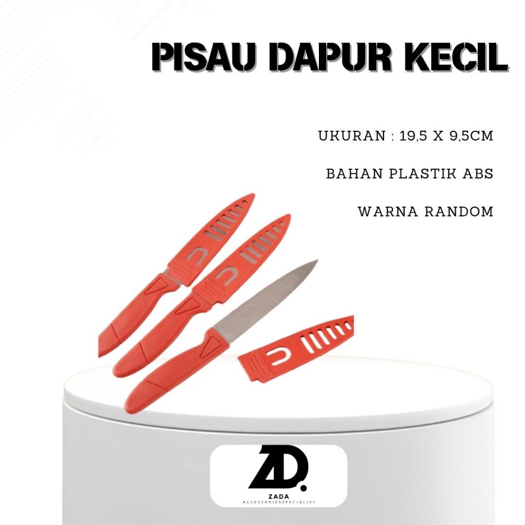 Pisau Dapur Ukuran Kecil Mini Pisau Dapur Kitchen Knife Pengupas Buah Sayur Serbaguna Pisau Souvenir