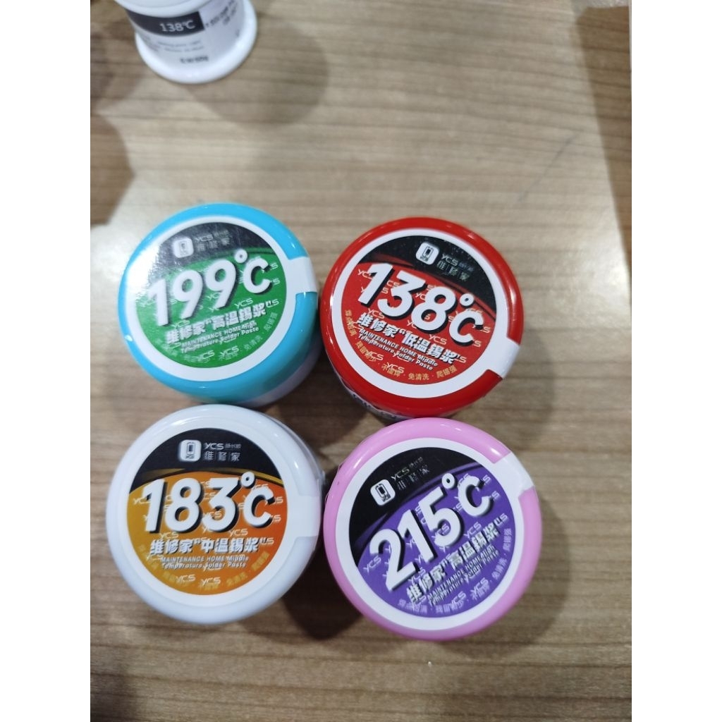 TIMAH PASTA YCS (138°, 183°, 199°, 215°)