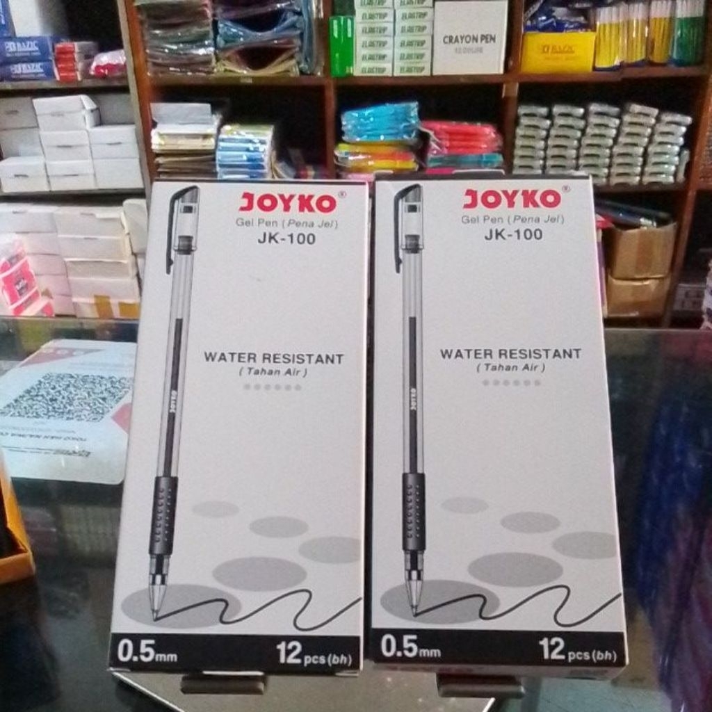 

JOYKO GEL PEN ( PENA GEL) JK-100 / pack isi 12 pcs
