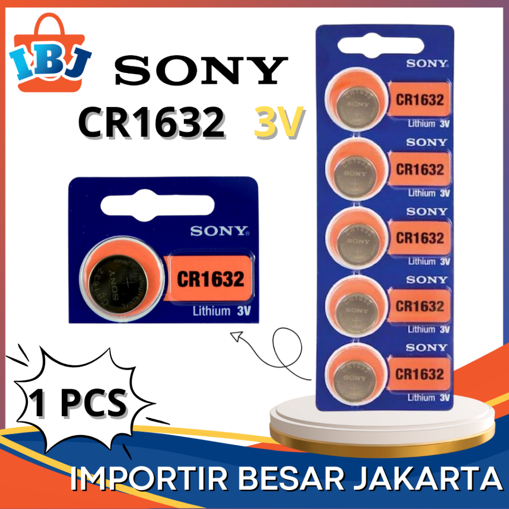 TERMURAH Baterai Tongsis Bluetooth Yunteng 1632 CR1632 Original Sony Baterai Remot Remote Mobil Yari