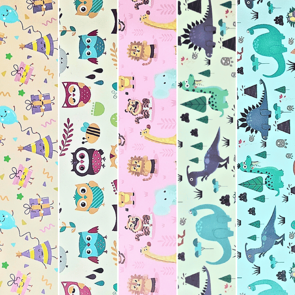 

Kertas Kado Motif Binatang