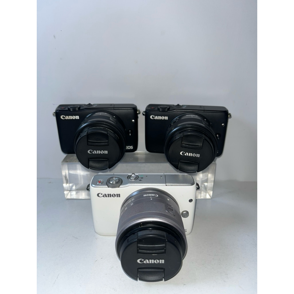 PAKET BORONGAN 3PCS,CAMERA CANON EOS M10,SECOND BEKAS PEMAKAIAN