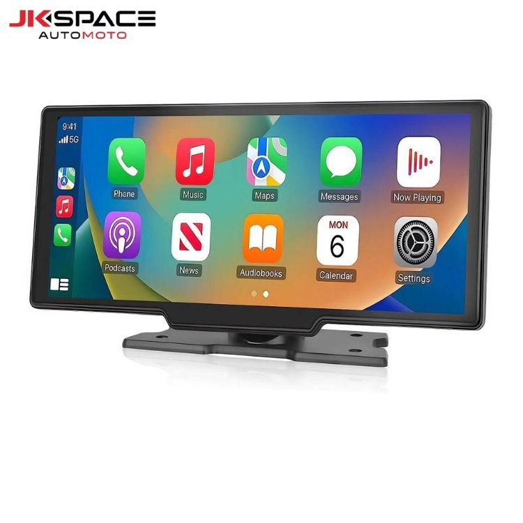 JK Space Head Unit Android IOS Auto 7in Layar Sentuh Mobil Navigasi Pemutar Video Multimedia