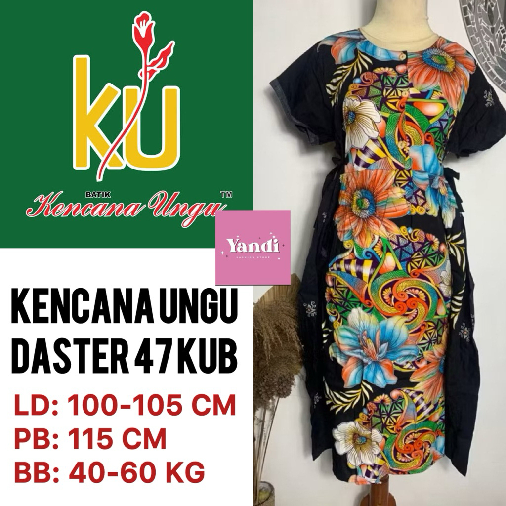 KENCANA UNGU ORI DASTER 47 LD 100-105 CM LABEL BIRU