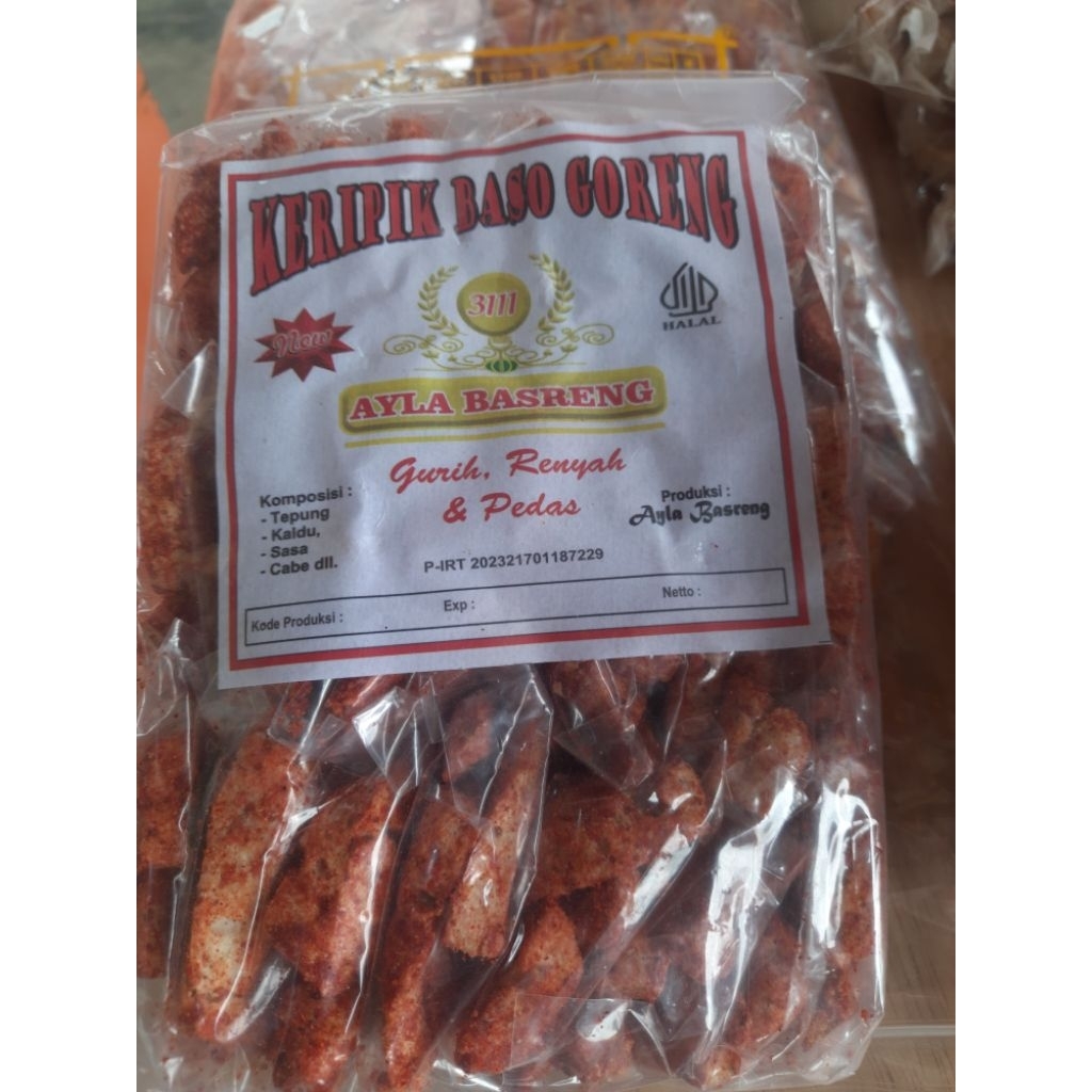 

Basreng/keripik bakso goreng