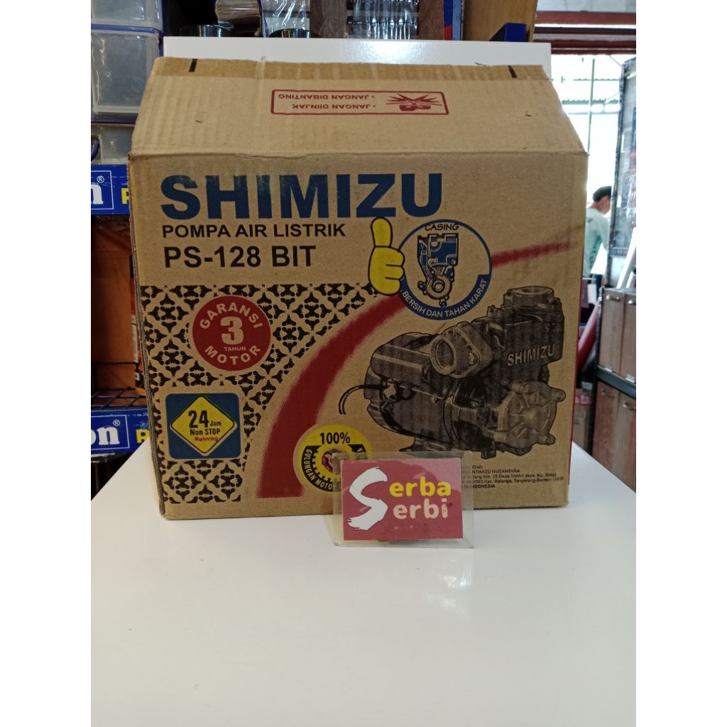 -PS-128 BIT SHIMIZU-Pompa air listrik manual Shimizu