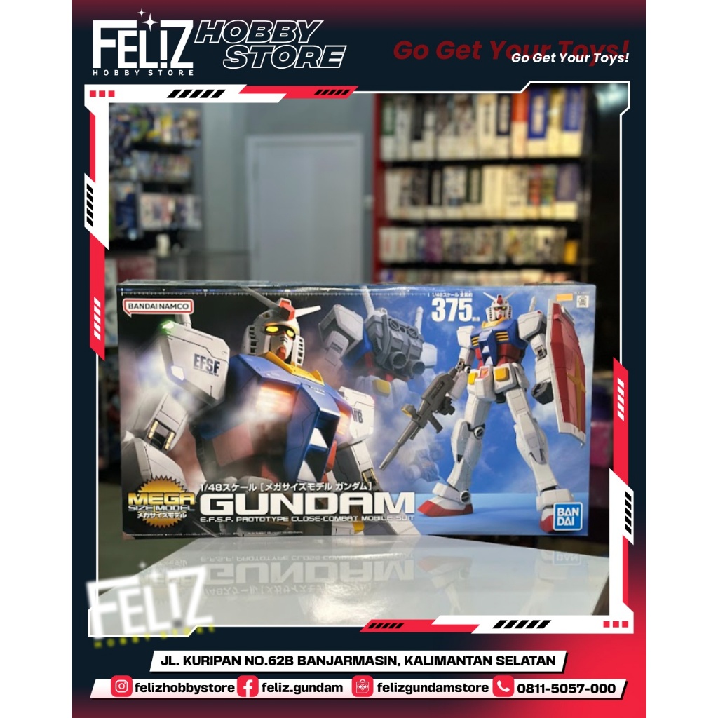 ( BANDAI ) MEGA SIZE MG 1/48 GUNDAM RX 78