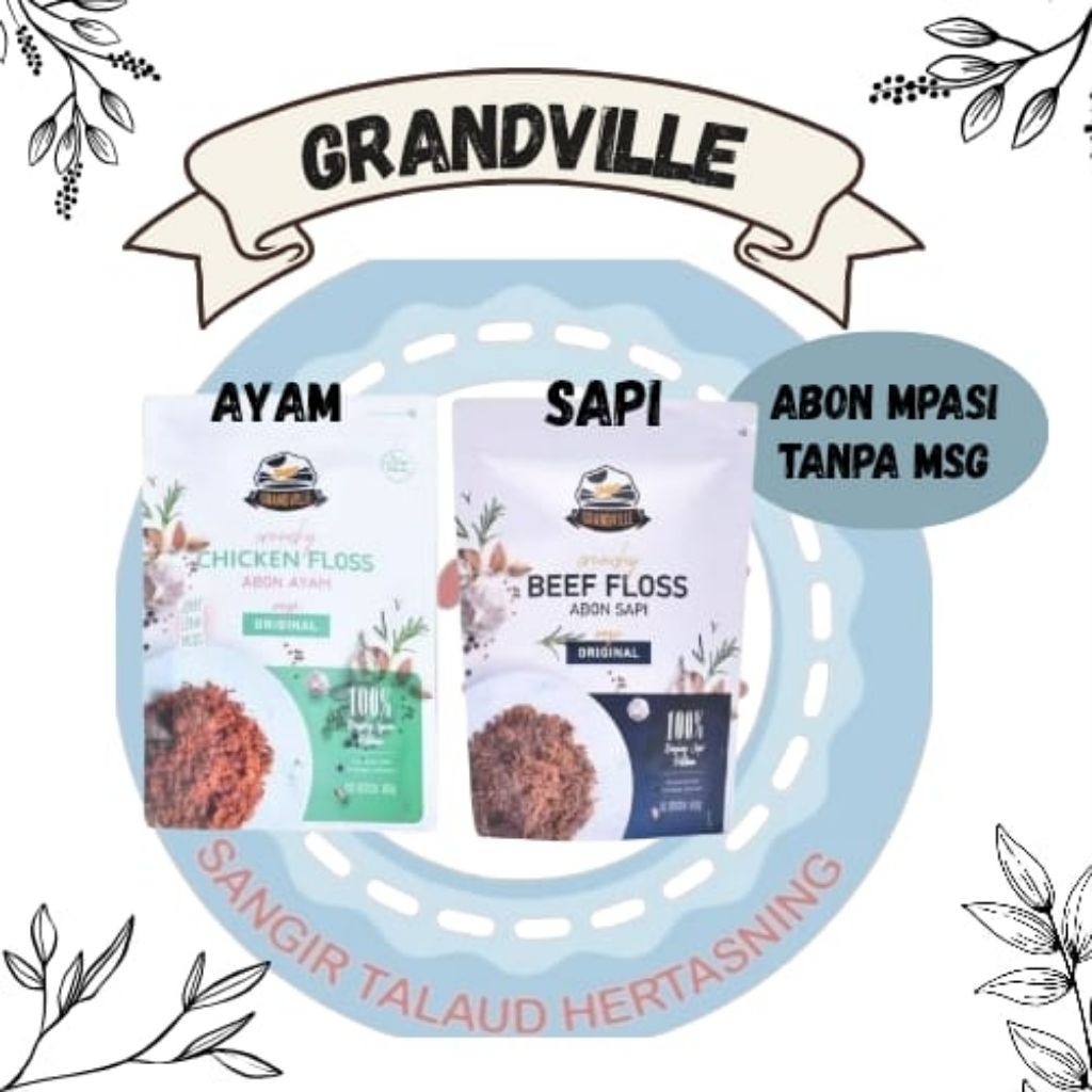

Grandville Abon Sapi & Ayam Crunchy Original 100Gr