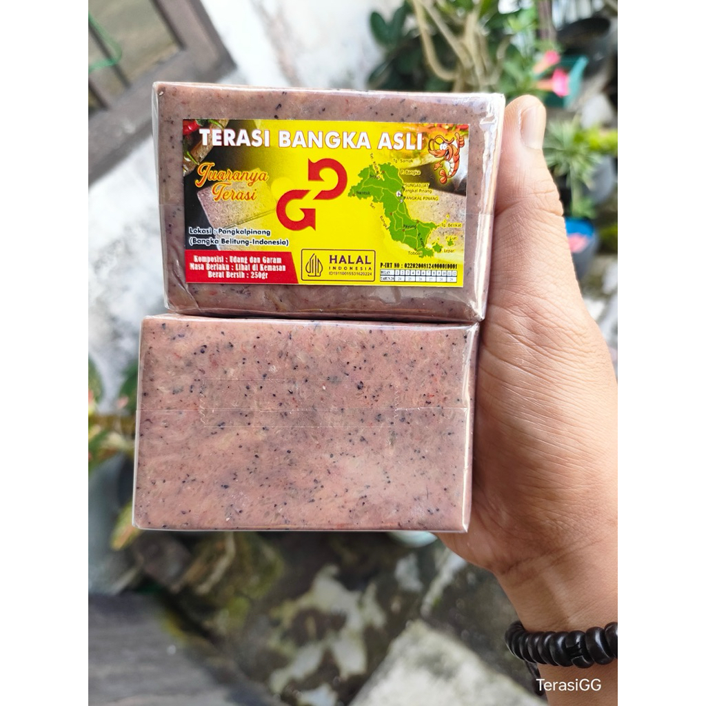 

Terasi Belacan Udang Asli Toboali Bangka 250gr