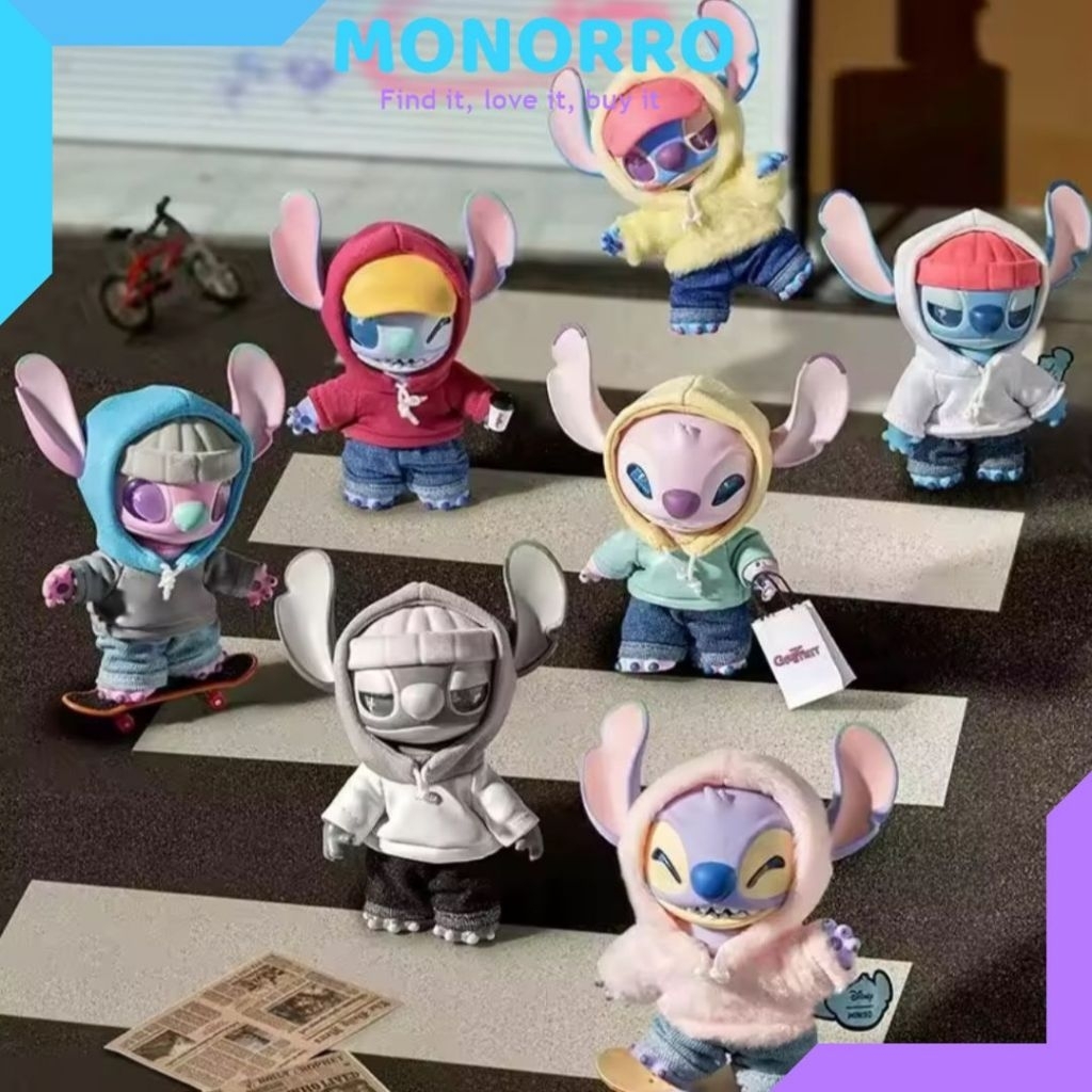 Ready ORI BB Stitch Gen Z Street Plush Viynl Gantungan Tas Stitch