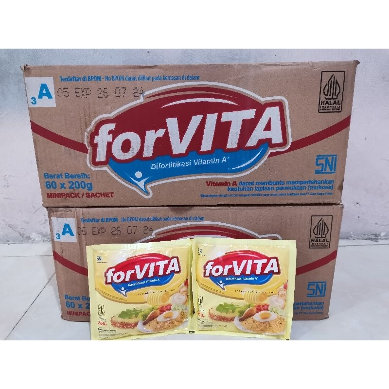 

Mentega Forvita Sachet 200gr