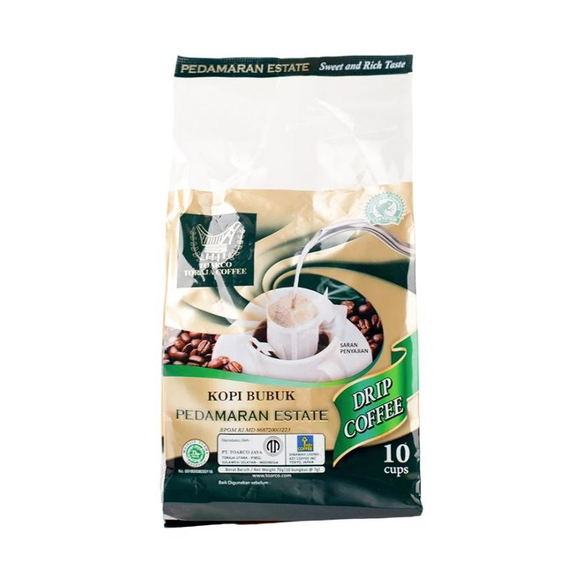 

Toarco Key Coffee Drip Padamaran Estate 1 Pack (Isi 10 Pcs)