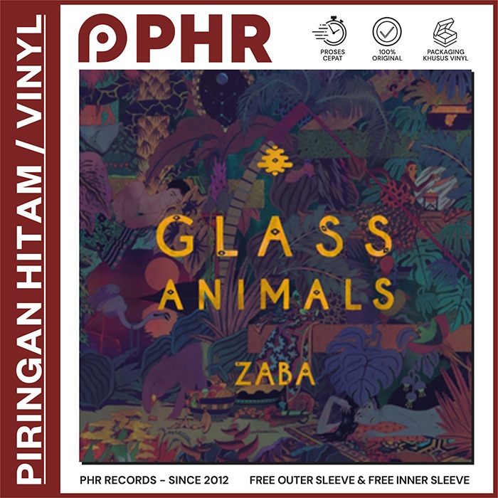 VINYL GLASS ANIMALS - Zaba [Piringan Hitam]