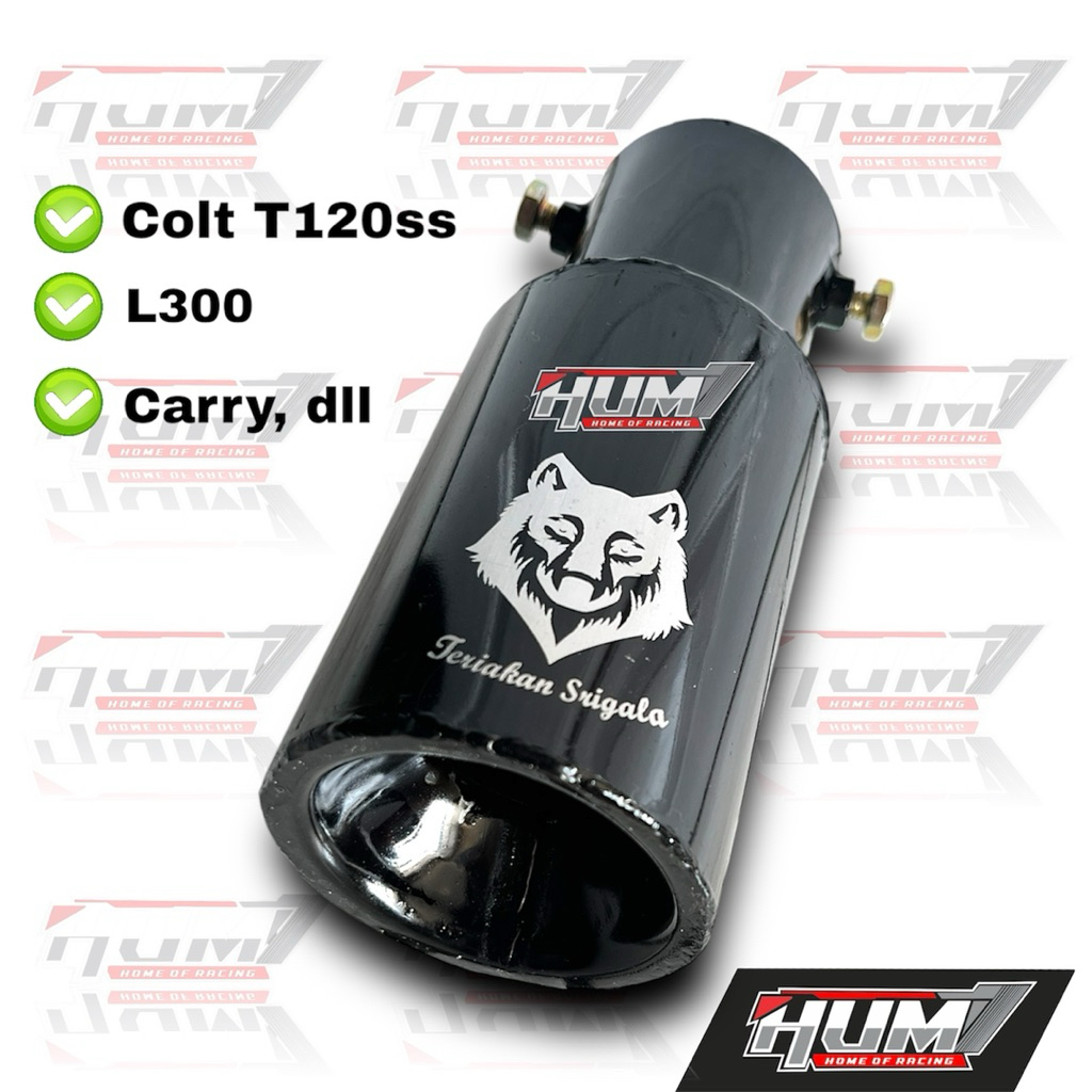 Knalpot serigala bunyi gukguk kenalpot serigala untuk mobil bensin L300 traga ragasa canter elf umpl