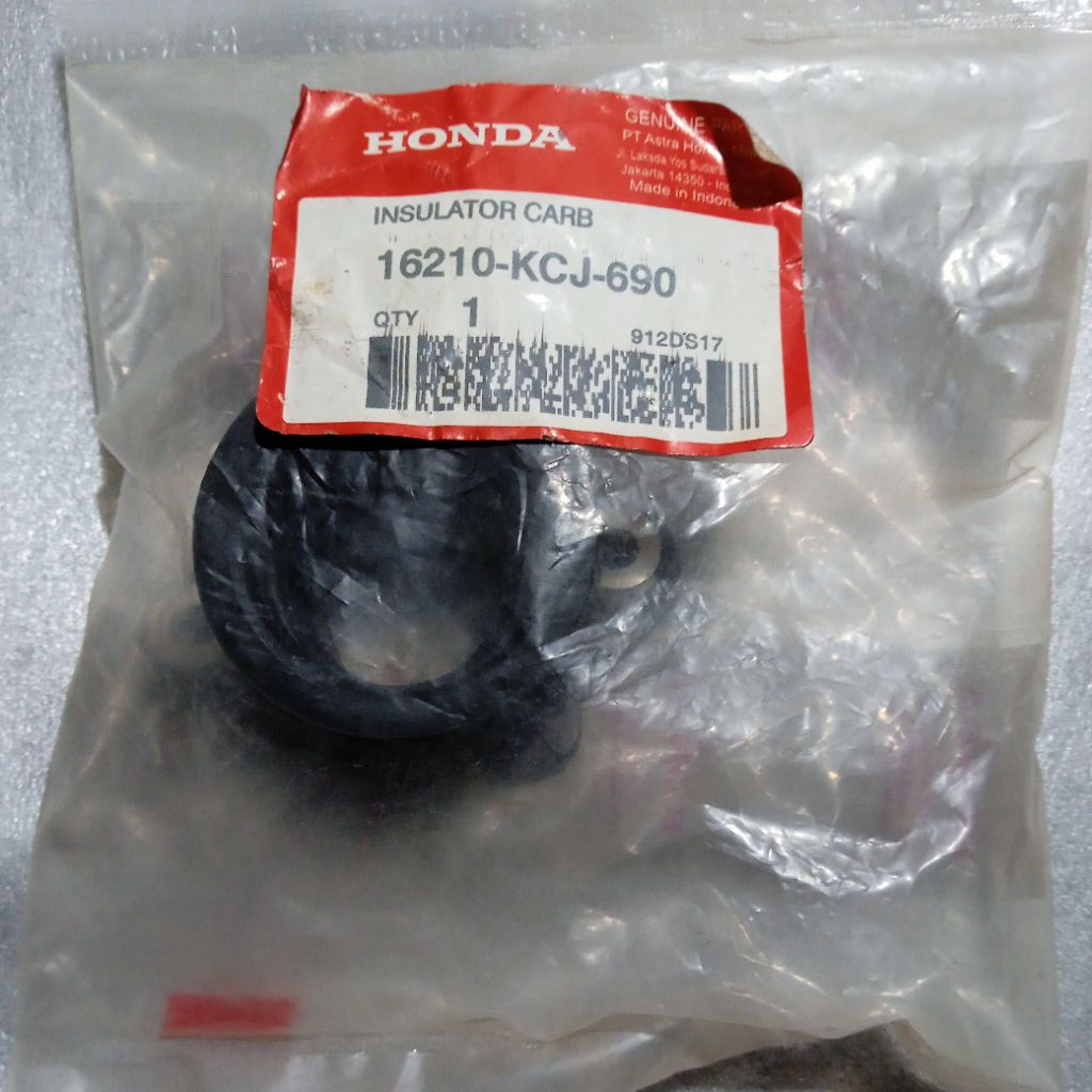 16210 kcj 690 original AHM Astra Honda motor HGP genuine part NOS intake insulator karbu karburator 