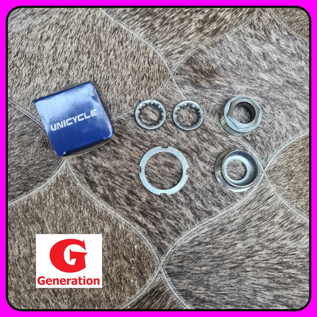 Komgir Kom Gir Set As Tengah BB Cup Sepeda MTB Gunung Jengki Mini Merk Unicycle Komponen Sepeda