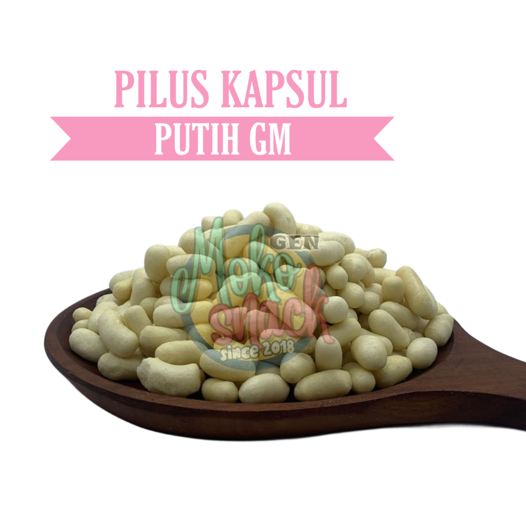 

SNACK KILOAN PILUS KAPSUL PUTIH GM 1kg (kemasan 250gr x 4) [snack camilan]