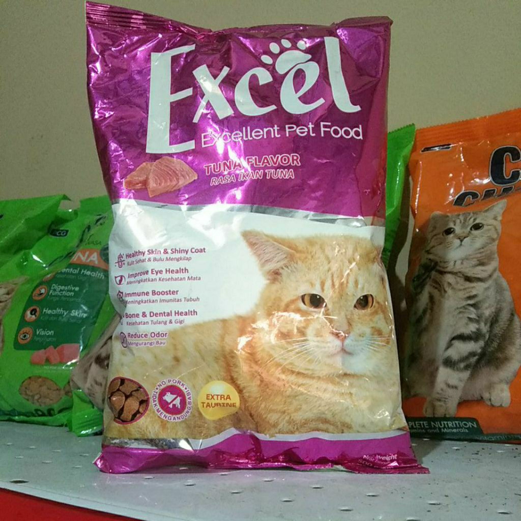 

excel/excellent pet food