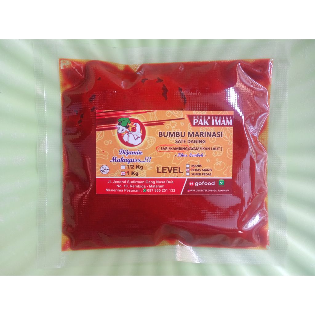 

BUMBU MARINASI ASLI SATE REMBIGA KEMASAN 300 gram