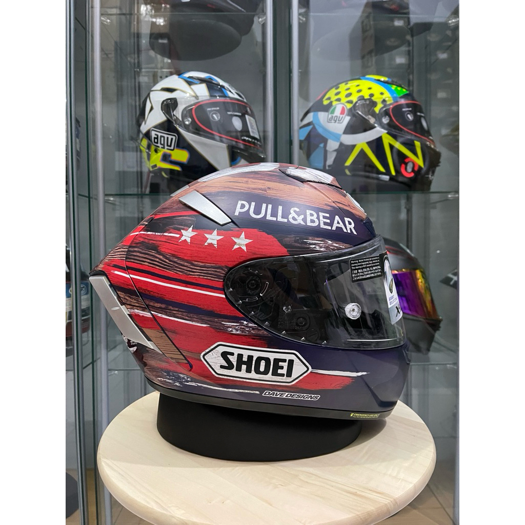 HELM SHOEI X14 AMERICAN RODEO NON REDBULL XSPIRIT FULL FACE 1:1