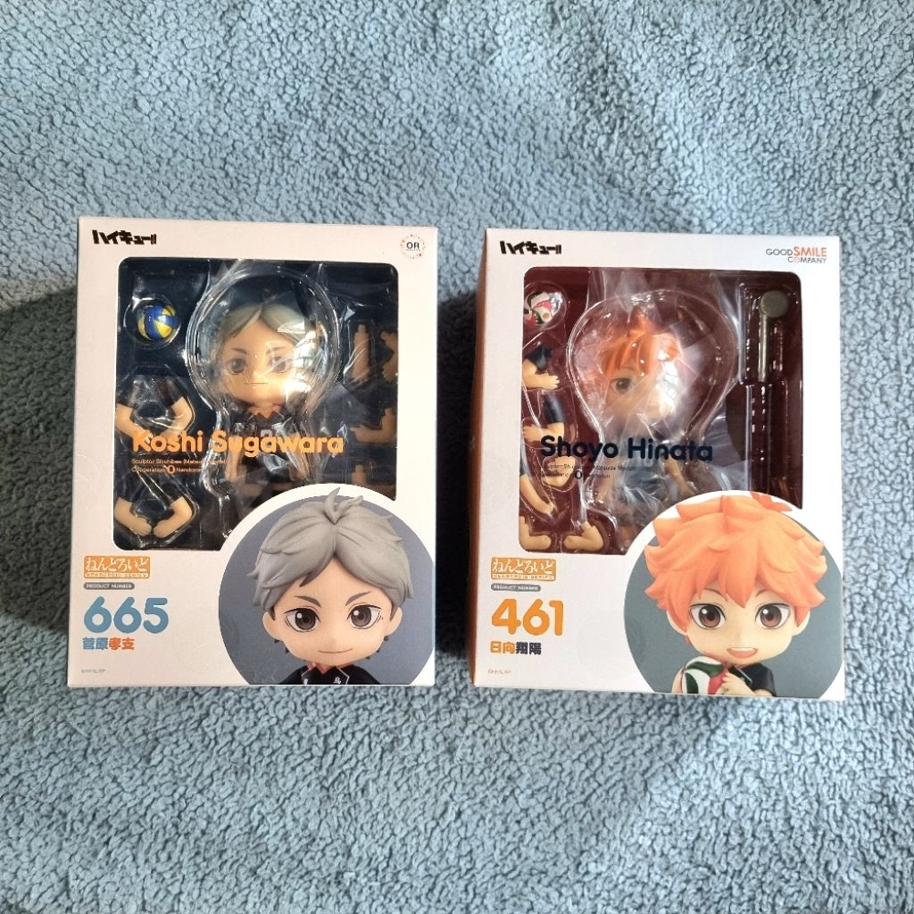 Nendoroid Shoyo Hinata Koshi Sugawara nendo 461 665 haikyuu haikyu resale anime manga official figur