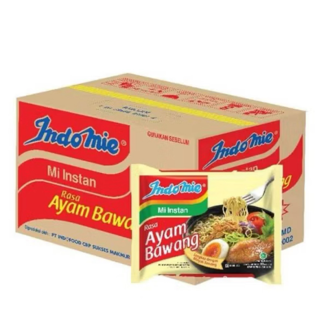 

Mie indomie ayam bawang 1 dus / isi 40 pcs