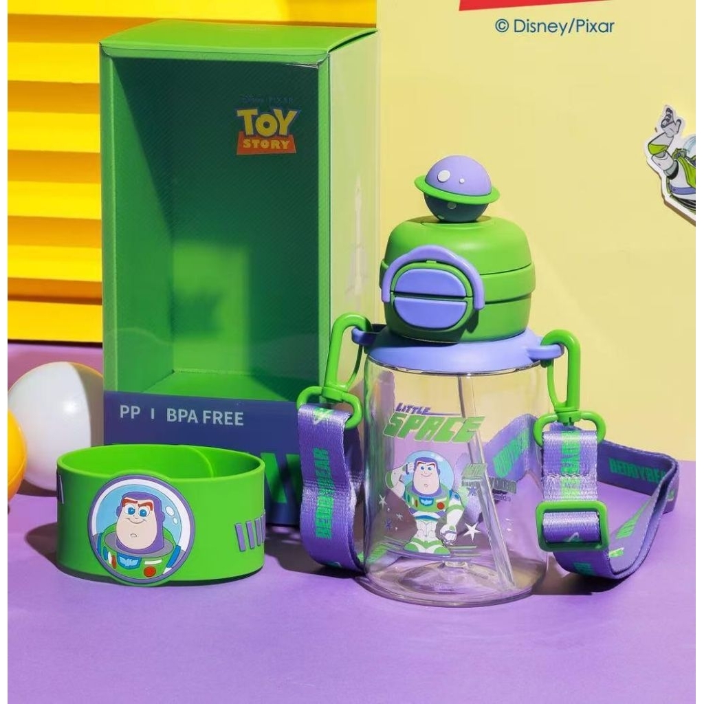 NAMACI Botol minum anak perempuan botol minum anak laki laki 680ml tali panjang BPA free/Botol plast