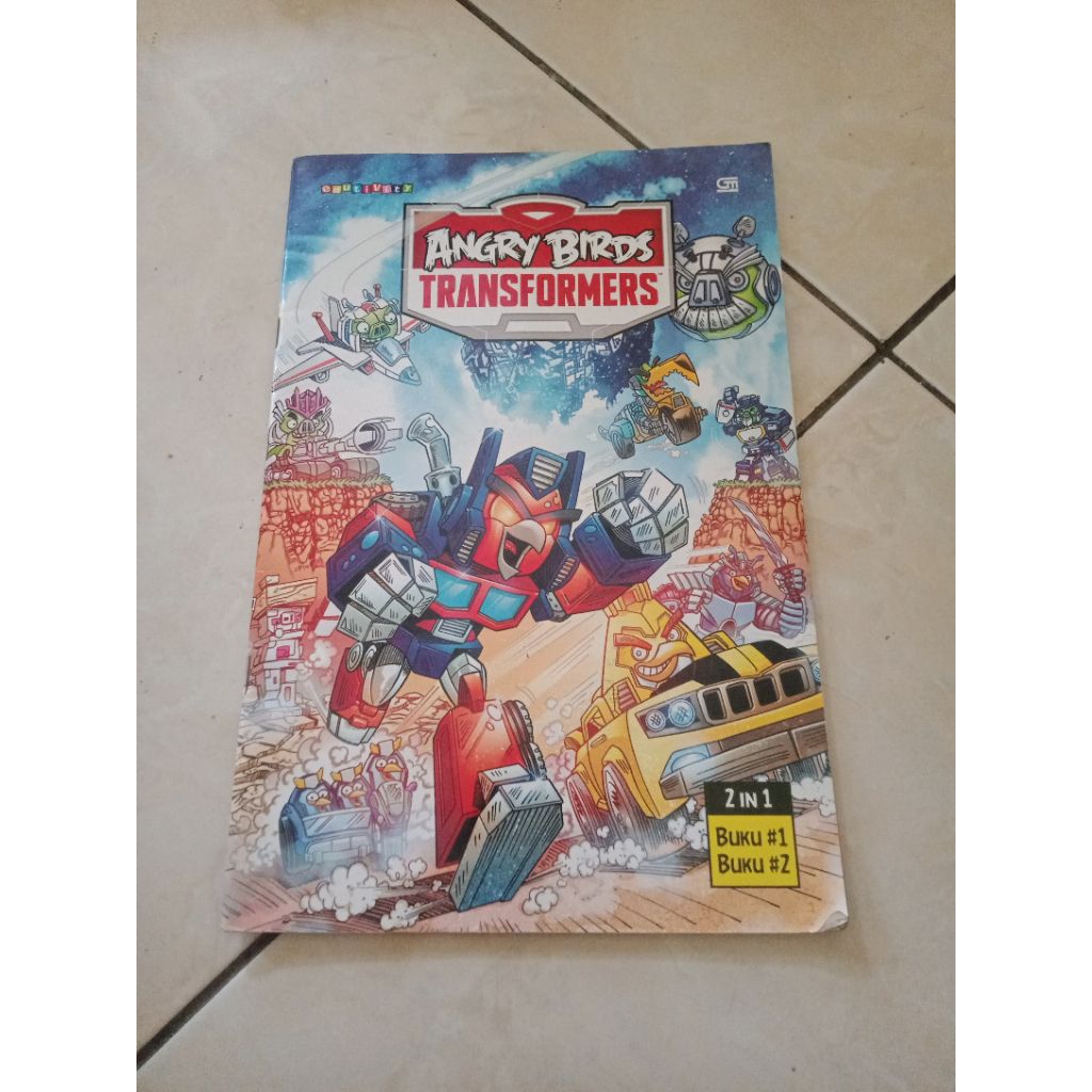 buku Angry birds transformers