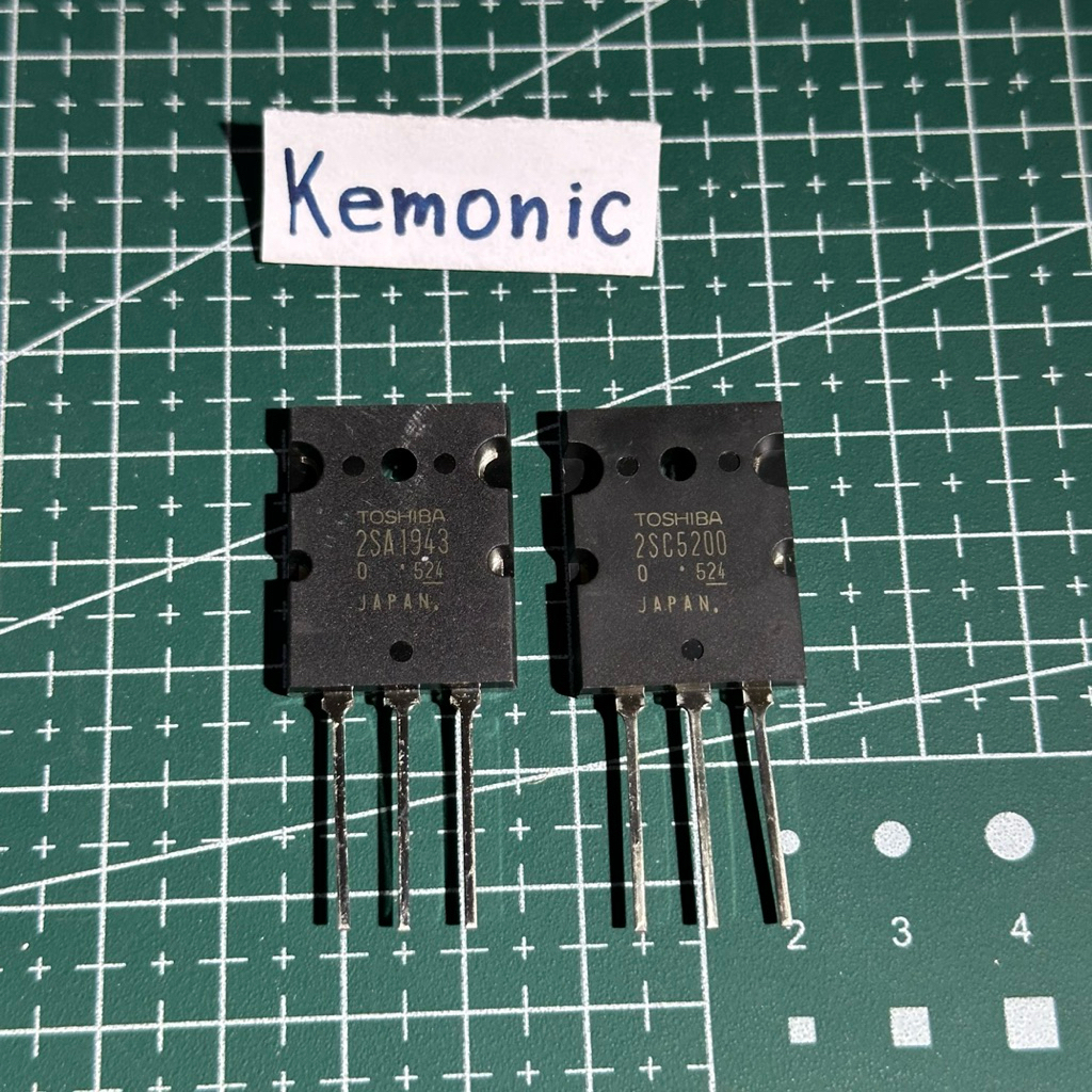 1 set Transistor Toshiba S5 524 1943 5200 S5 sa1943 sc5200 2sa1943 2sc5200 Seri 524 ORIGINAL 1SET