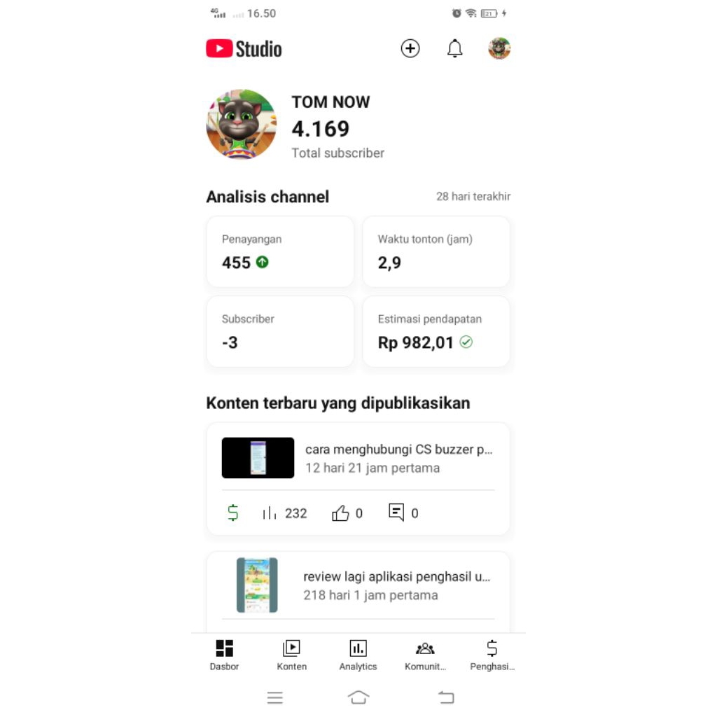 akun youtube monetisasi murah, channel YouTube monetisasi murah