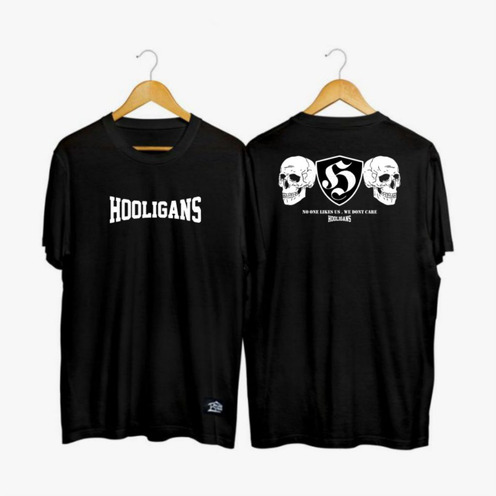 BAJU KAOS HOOLIGANS TENGKORAK