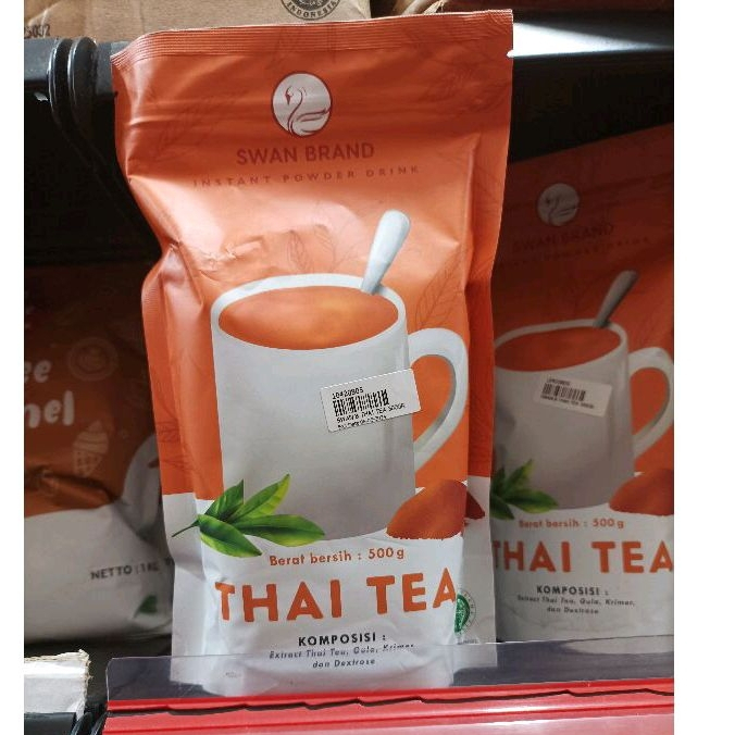 

[oddsolshop] pekanbaru/Swan Brand Thai Tea 500GR Bubuk Minum Instan Rasa Teh Thailand Powder Drink