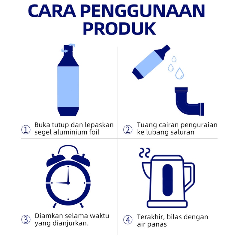 New Glow Home Cairan Anti Sumbat SoEasy 500 Gram - Pelancar Pipa - Anti Sumbat Wc - Cairan Wc Mampet