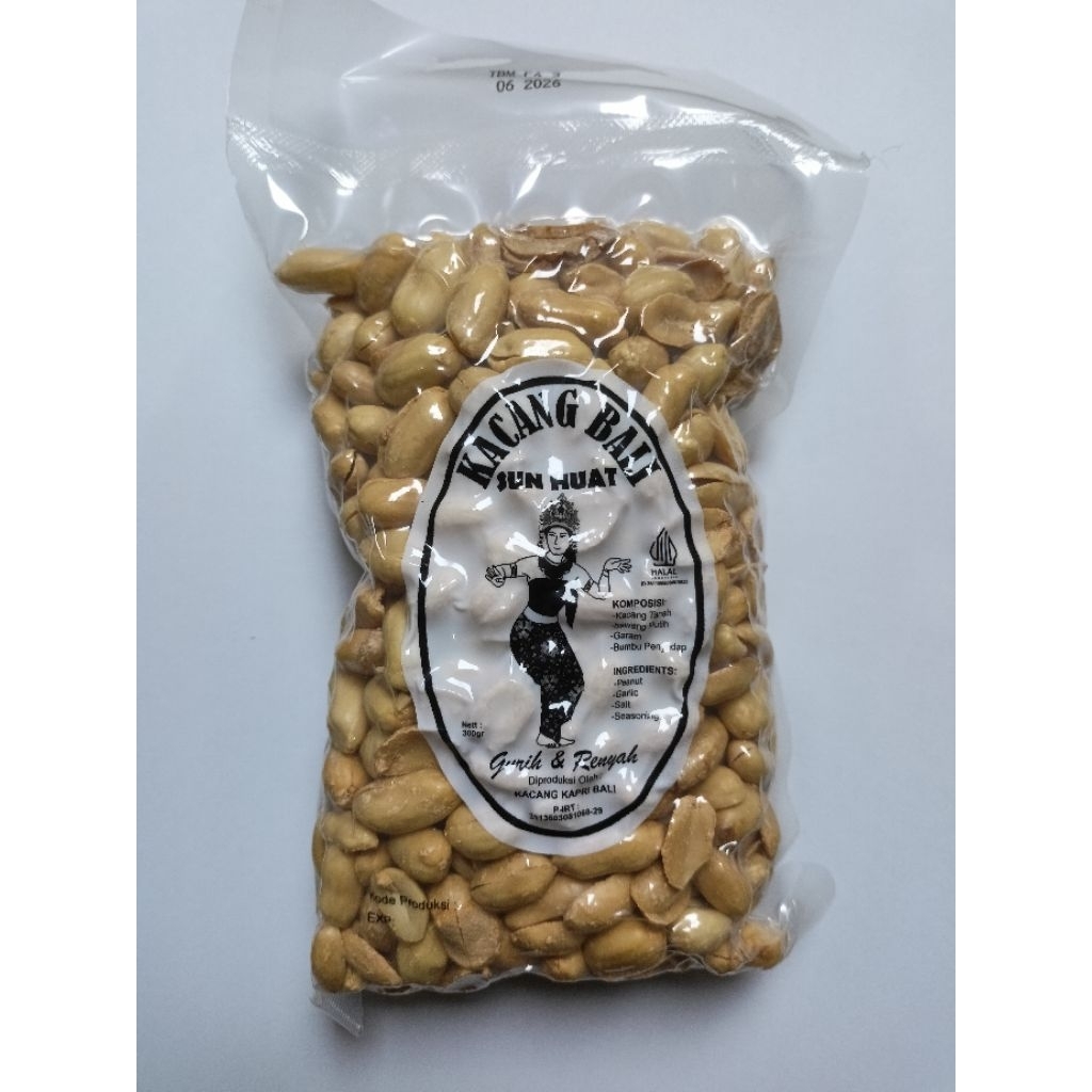 

Kacang Bali SUN HUAT | KACANG KAPRI BALI 300gr SPESIAL