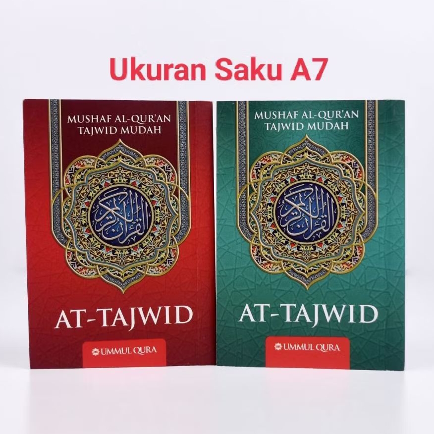 AlQuran SAKU A7 Mushaf Tajwid Mudah At-Tajwid Waqaf Ibtida