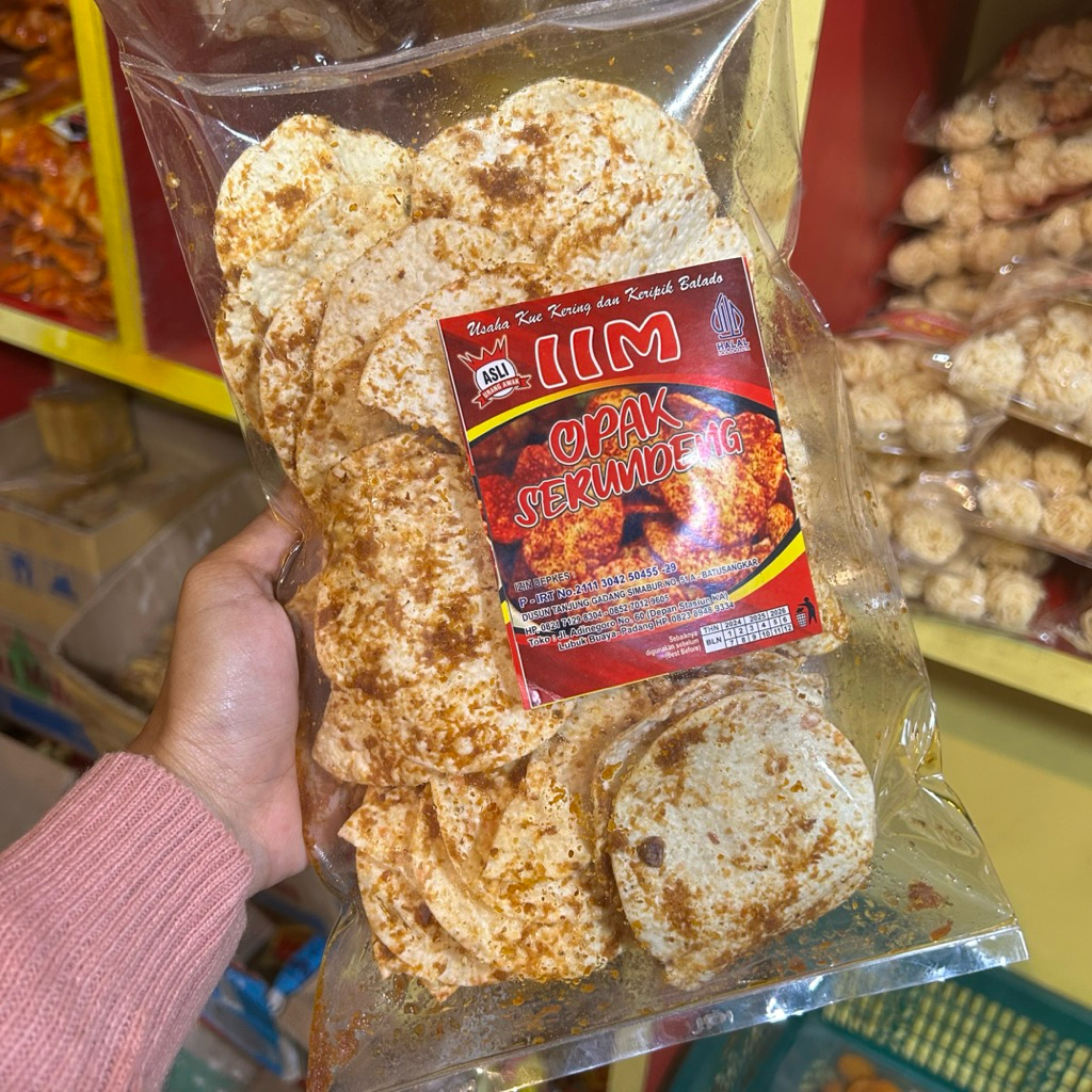 

IIM DAKAK DAKAK | Opak Serundeng | Kerupuk Opak Serundek | 250gram