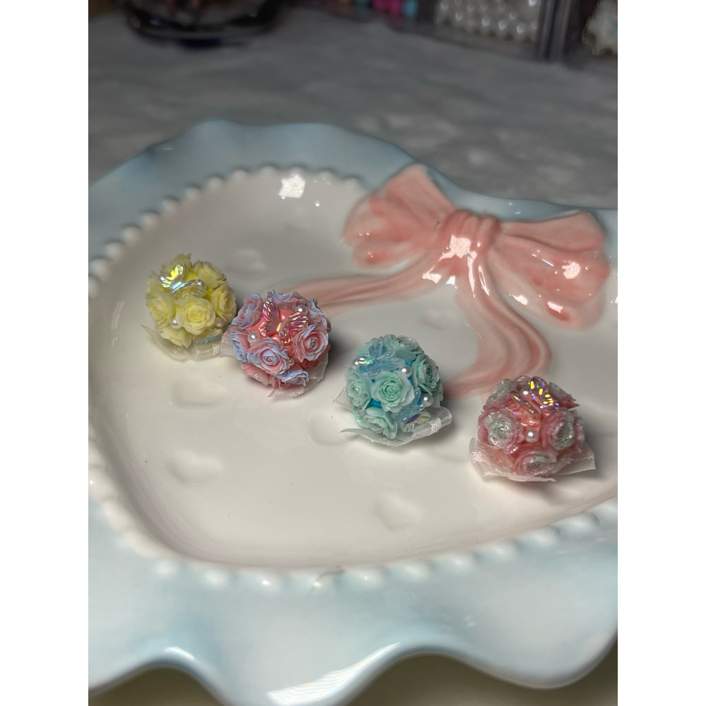 

READY FLOWER BALL PITA BEADS