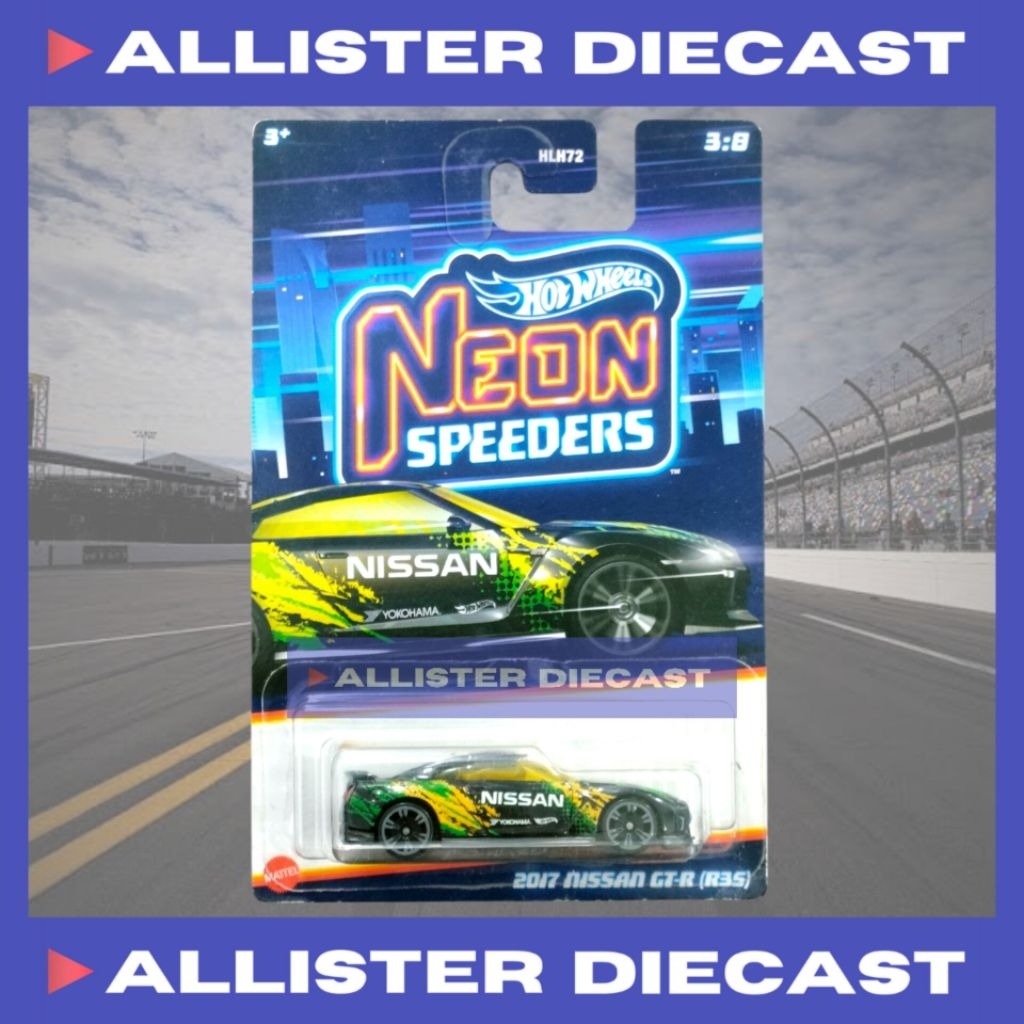 Hot Wheels 2017 Nissan GTR R35 Neon Speeders Hotwheels Nissan R35 Hitam Hotwheels Nissan R35 Black