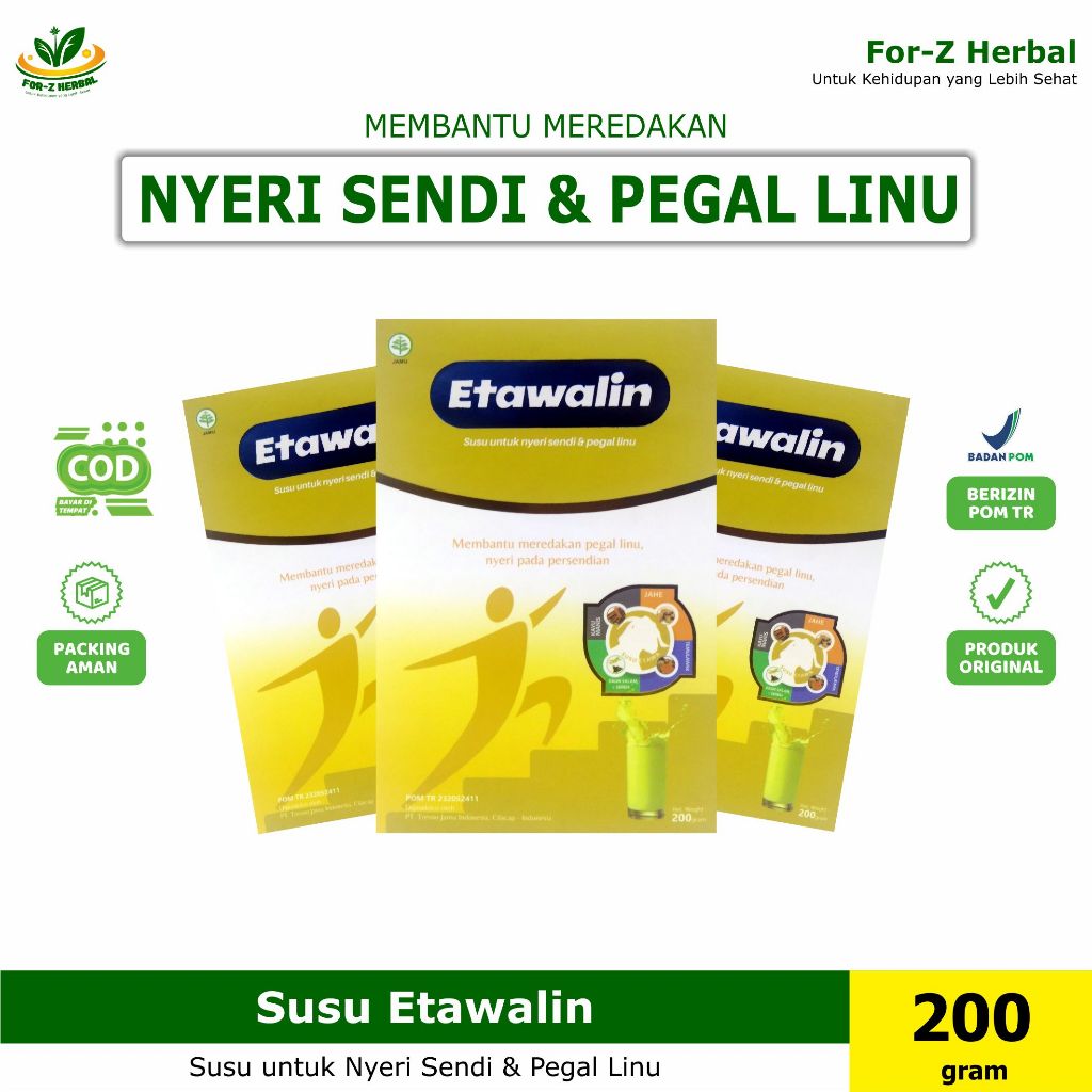 

Etawalin Susu untuk Nyeri Sendi dan Pegal Linu - 200 gr